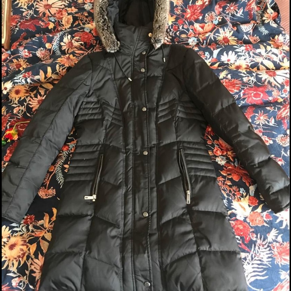 Black Down Parka